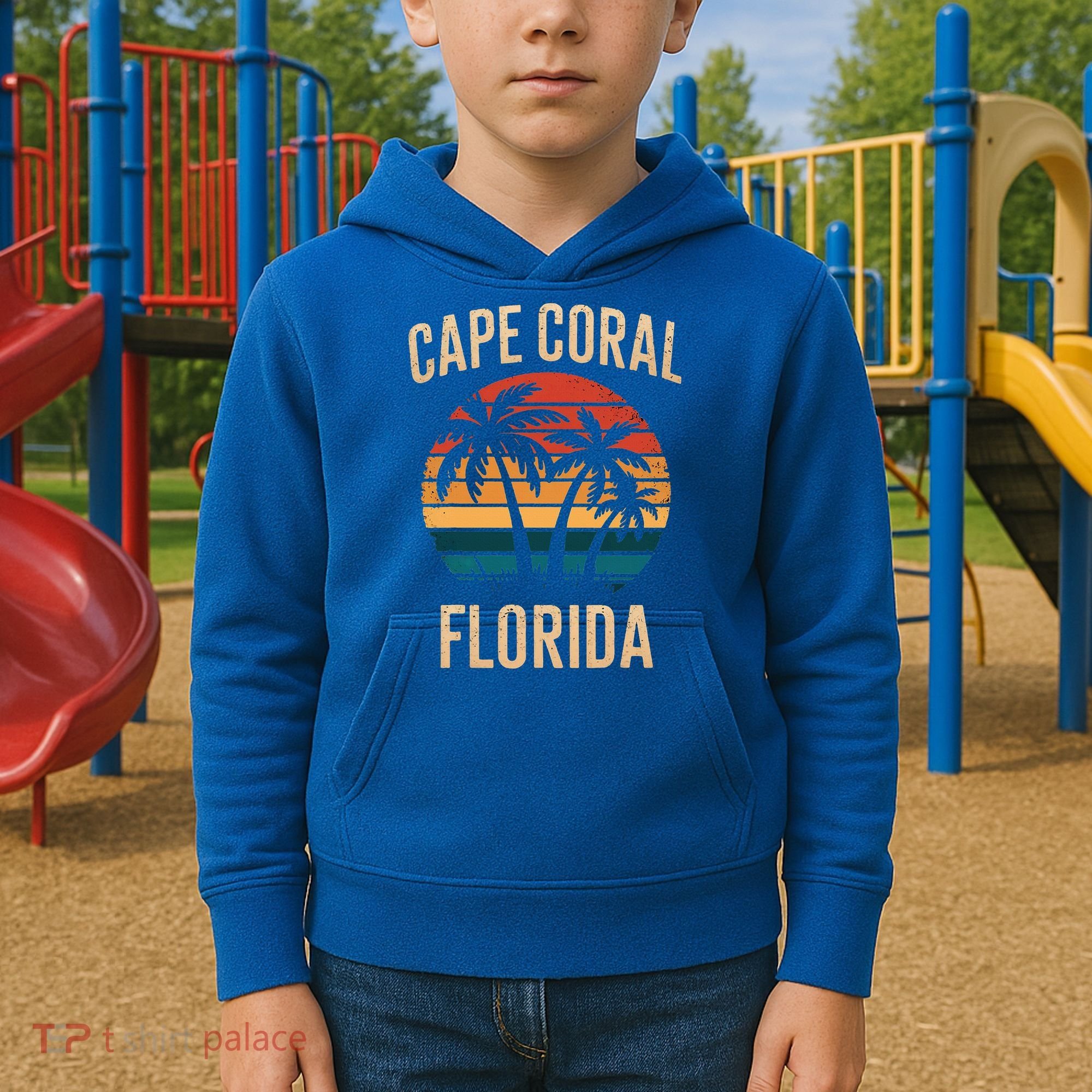Cape Coral Florida Vacation Souvenirs  Kids Hoodie