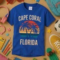 Cape Coral Florida Vacation Souvenirs  Kids T-Shirt thumb 3