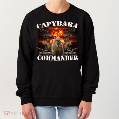 Capybara Commander Funny Capybara Warrior Women's Sweatshirt