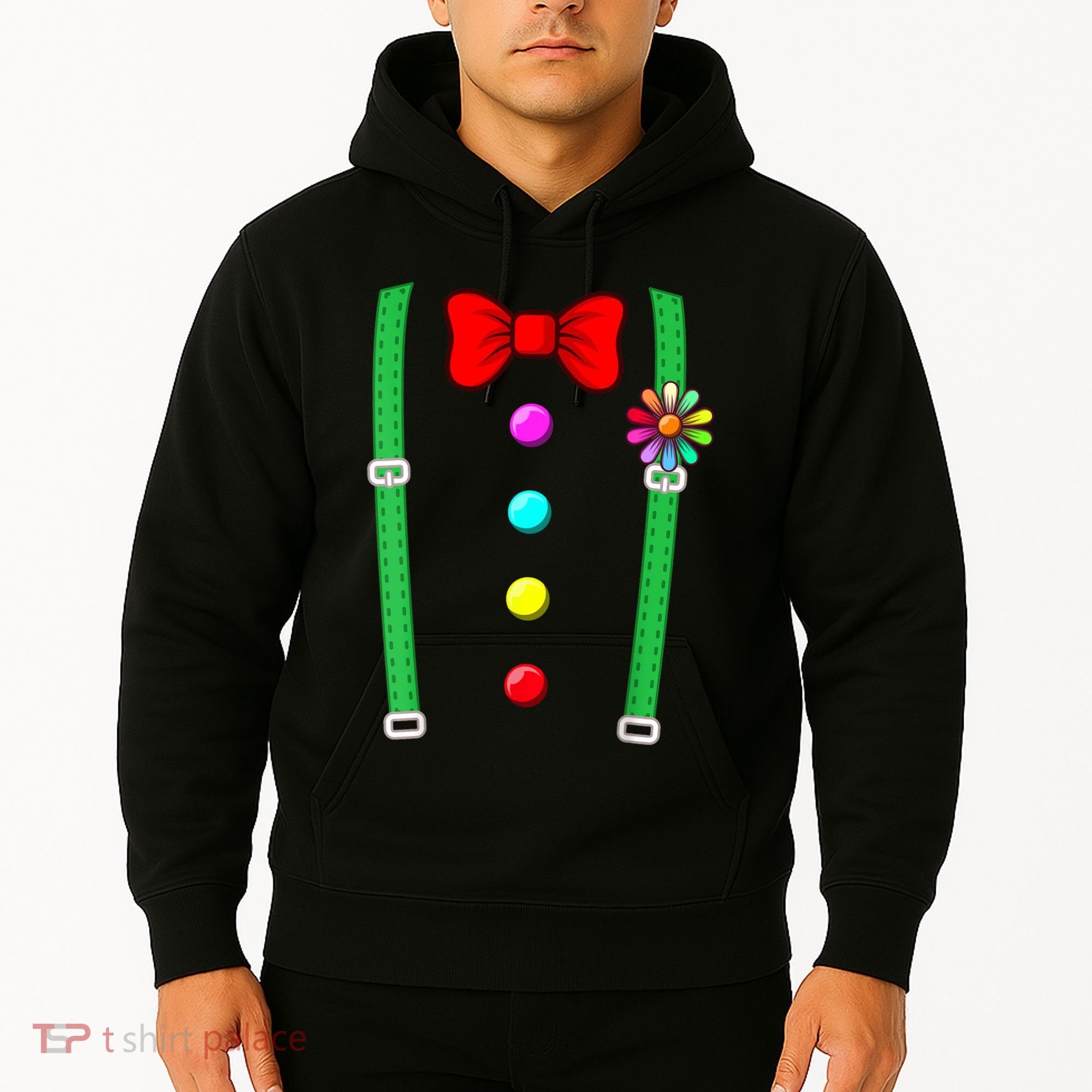 Clown Costume Funny Circus Halloween Costumes Hoodie