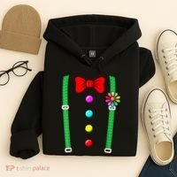 Clown Costume Funny Circus Halloween Costumes Hoodie thumb 4