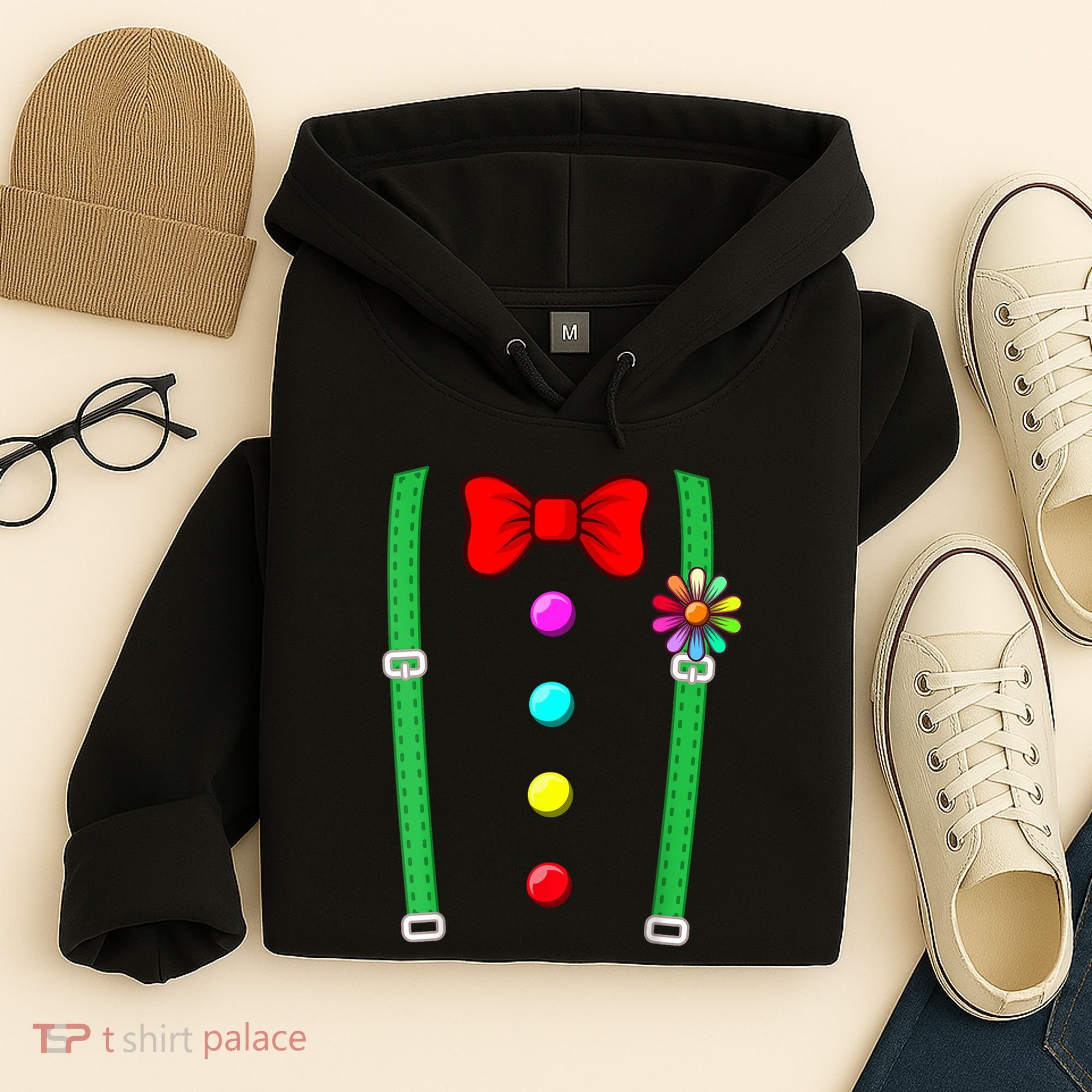 Clown Costume Funny Circus Halloween Costumes Hoodie