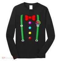 Clown Costume Funny Circus Halloween Costumes Long Sleeve Shirt thumb 0