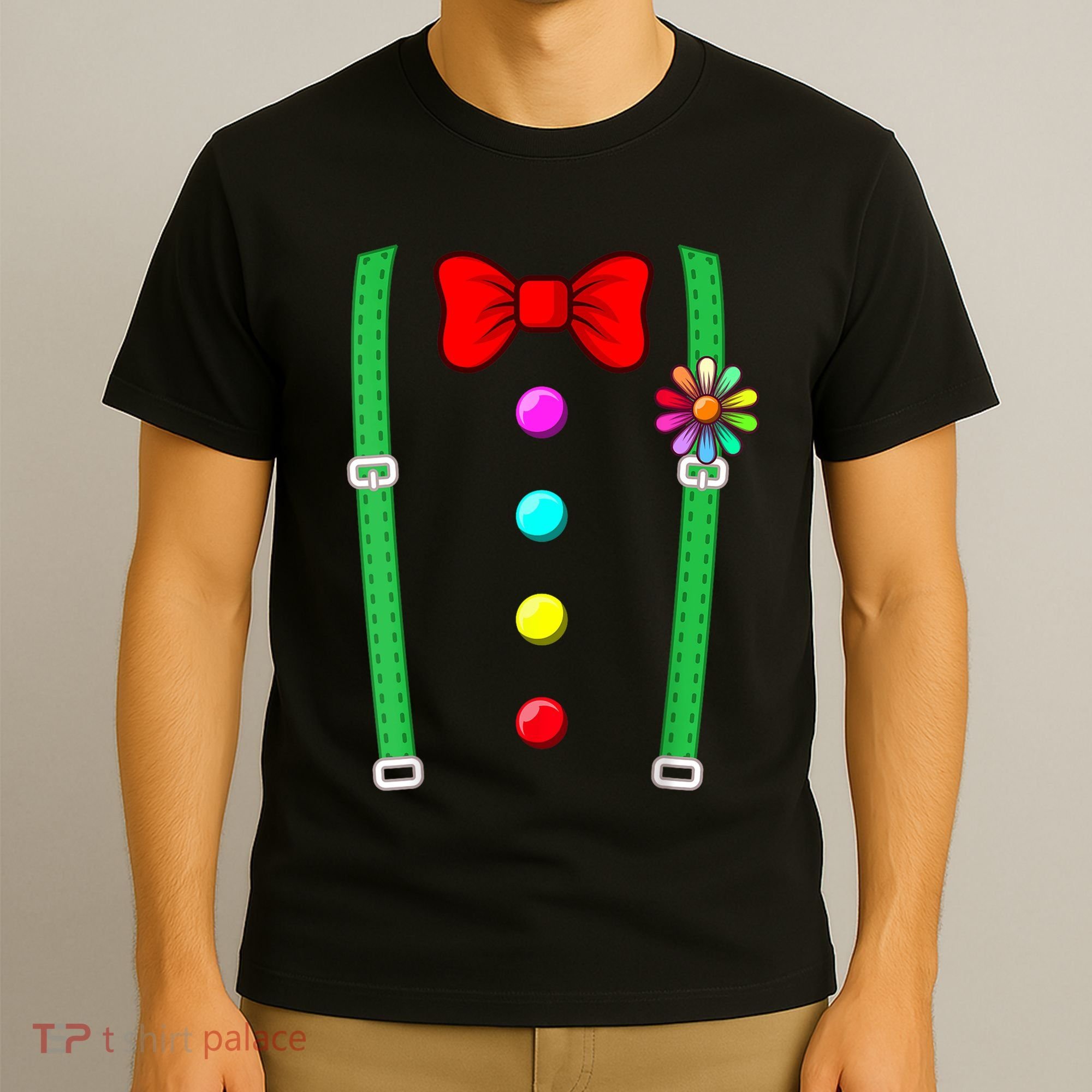 Clown Costume Funny Circus Halloween Costumes T-Shirt