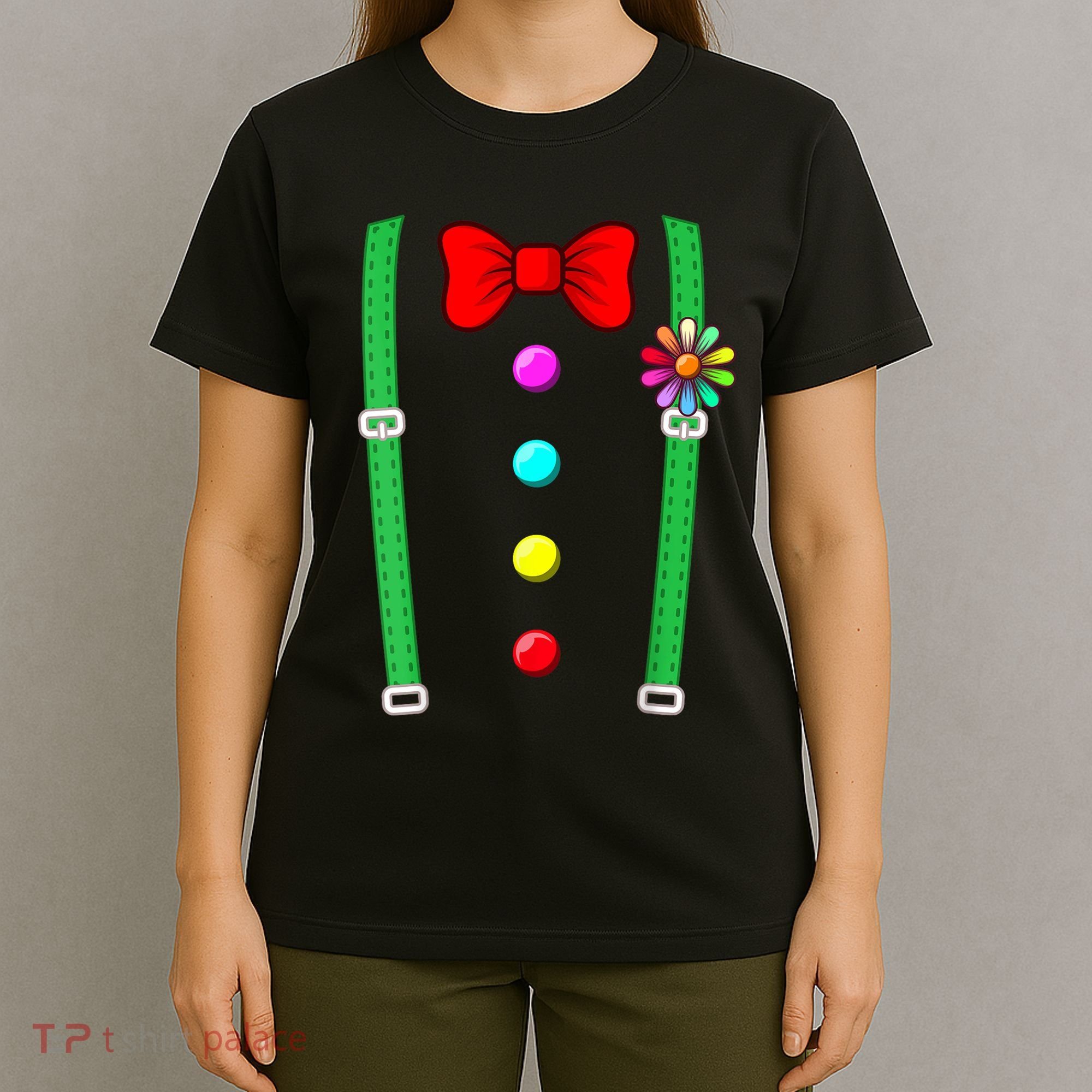 Clown Costume Funny Circus Halloween Costumes T-Shirt