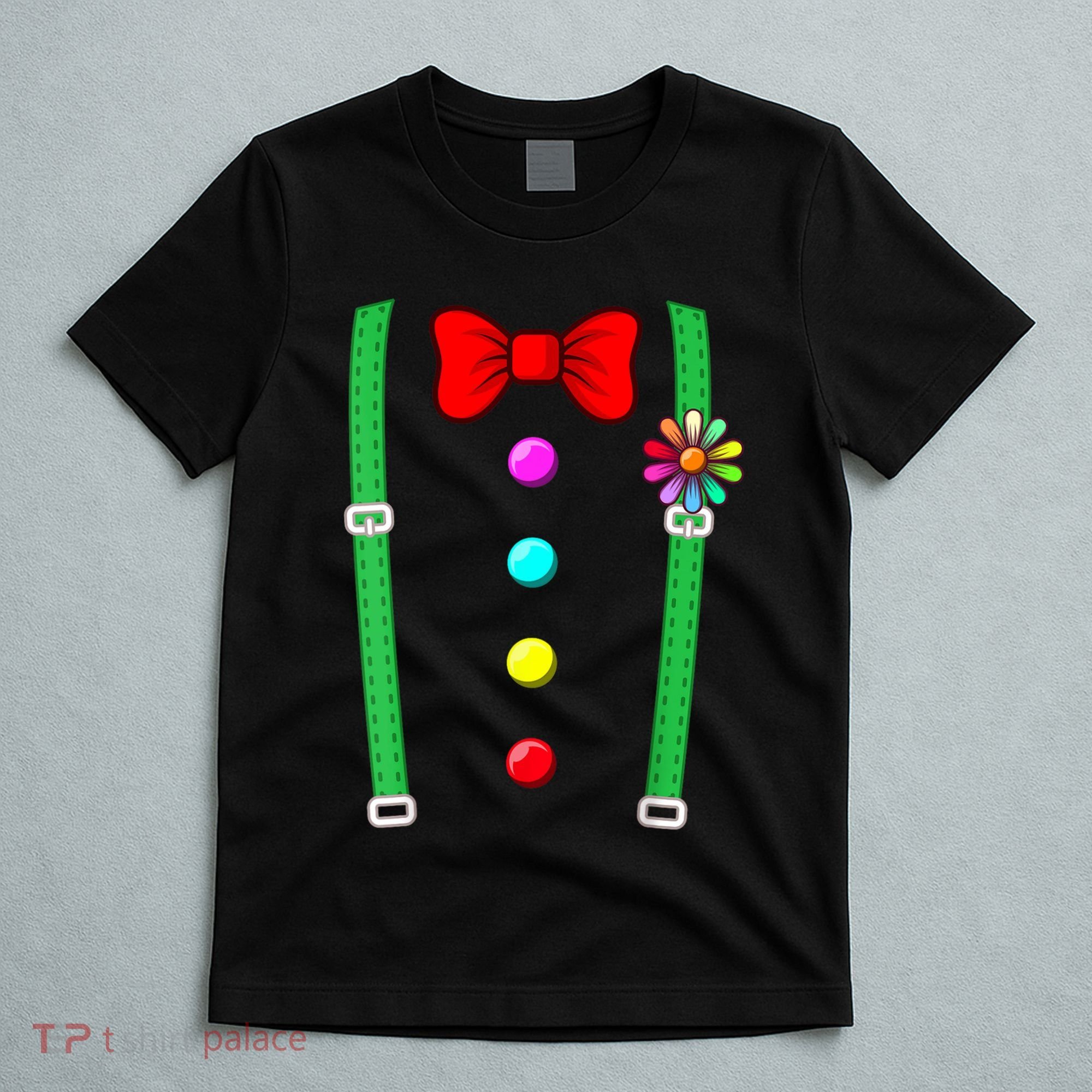 Clown Costume Funny Circus Halloween Costumes T-Shirt