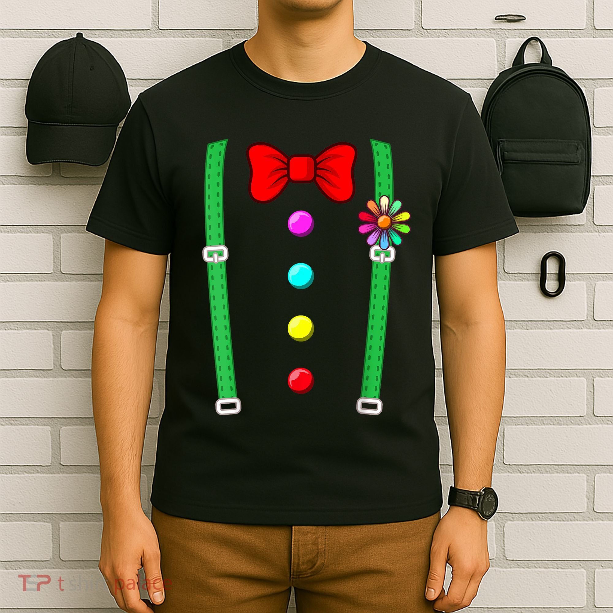 Clown Costume Funny Circus Halloween Costumes T-Shirt