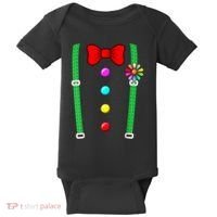 Clown Costume Funny Circus Halloween Costumes Baby Bodysuit thumb 0