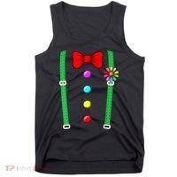 Clown Costume Funny Circus Halloween Costumes Tank Top thumb 0