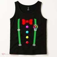 Clown Costume Funny Circus Halloween Costumes Tank Top thumb 2