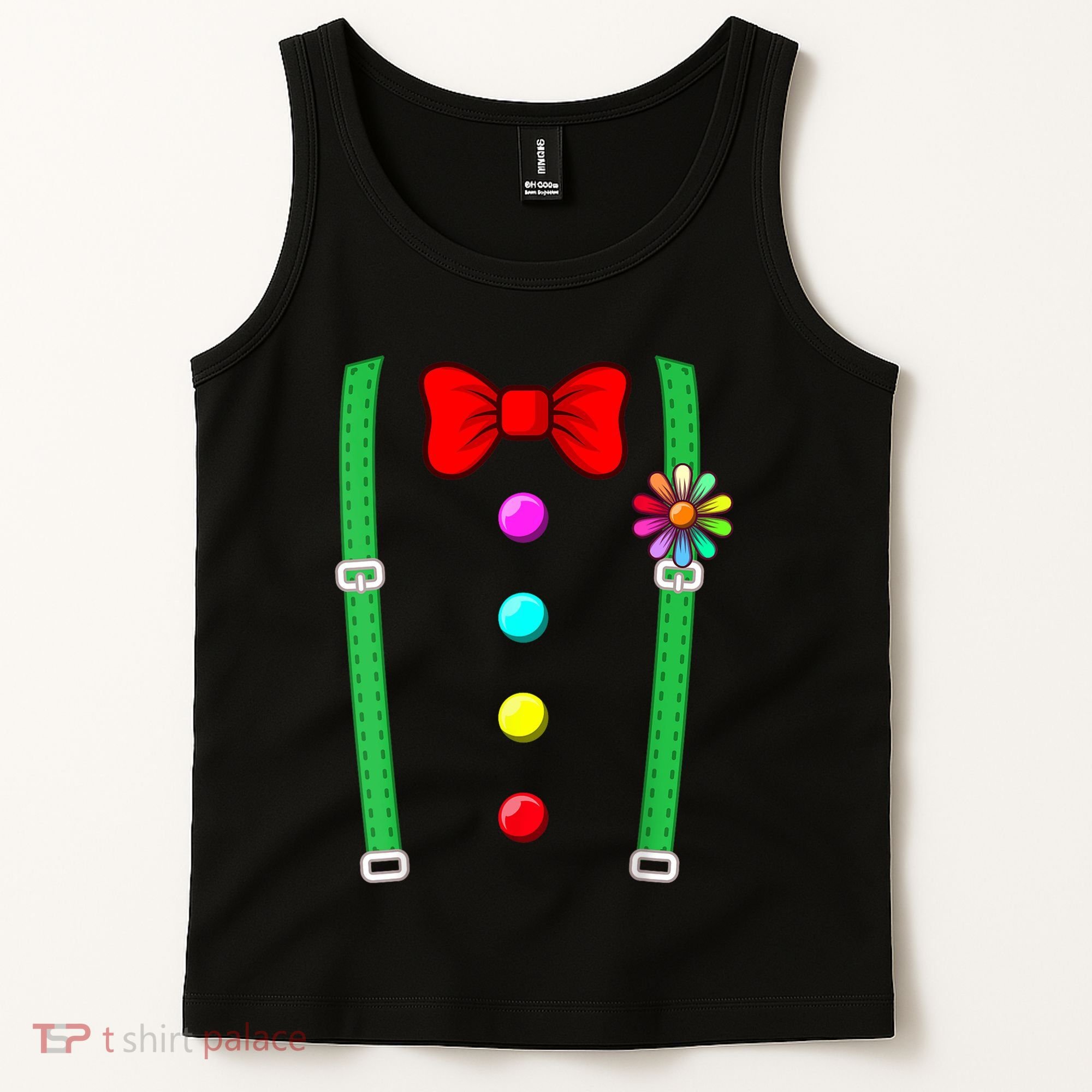 Clown Costume Funny Circus Halloween Costumes Tank Top