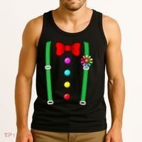 Clown Costume Funny Circus Halloween Costumes Tank Top thumb 3
