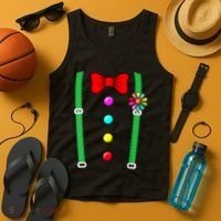 Clown Costume Funny Circus Halloween Costumes Tank Top thumb 4