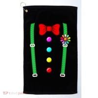 Clown Costume Funny Circus Halloween Costumes Golf Towel thumb 0