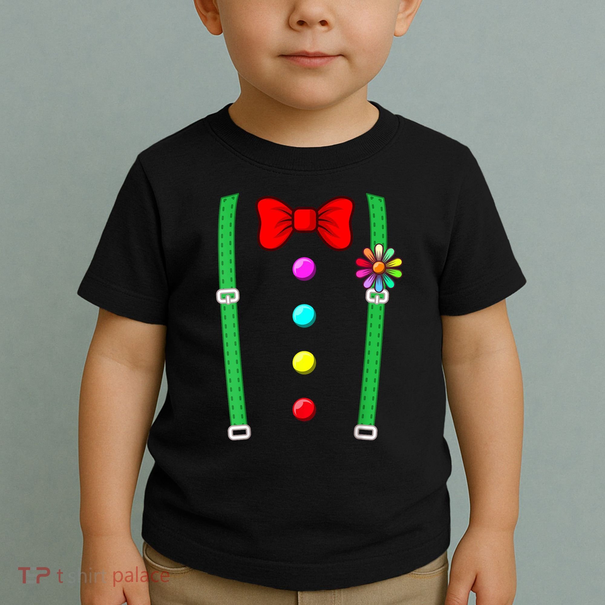 Clown Costume Funny Circus Halloween Costumes Toddler T-Shirt
