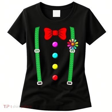 Clown Costume Funny Circus Halloween Costumes Women's T-Shirt
