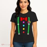 Clown Costume Funny Circus Halloween Costumes Women's T-Shirt thumb 4