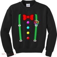 Clown Costume Funny Circus Halloween Costumes Kids Sweatshirt thumb 0