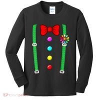 Clown Costume Funny Circus Halloween Costumes Kids Long Sleeve Shirt thumb 0