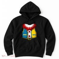 Clown Costume Funny Circus Play Halloween Hoodie thumb 0