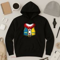 Clown Costume Funny Circus Play Halloween Hoodie thumb 3
