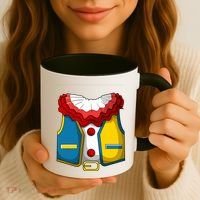 Clown Costume Funny Circus Play Halloween Coffee Mug thumb 3