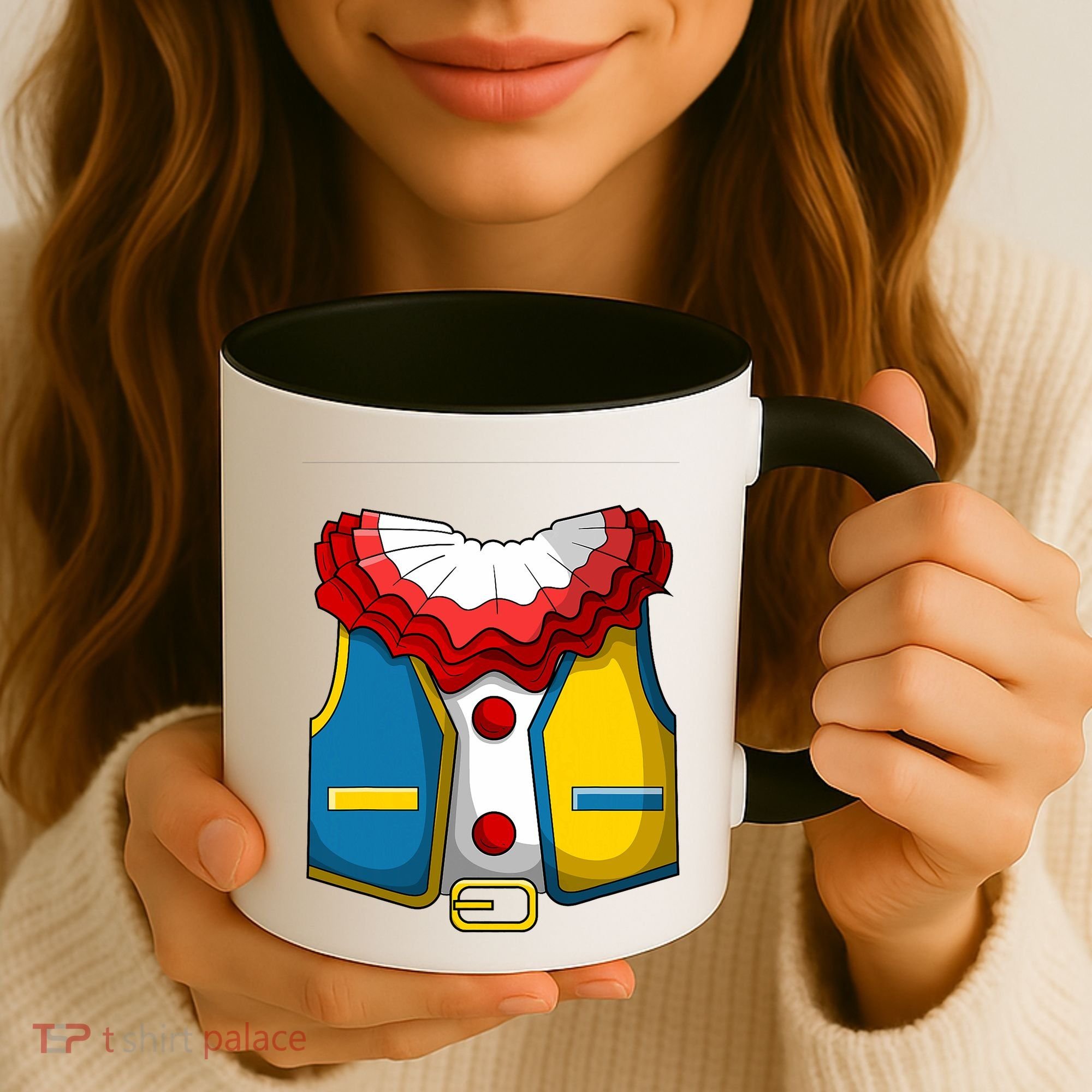 Clown Costume Funny Circus Play Halloween Coffee Mug