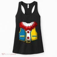 Clown Costume Funny Circus Play Halloween Women's Tank Top thumb 0