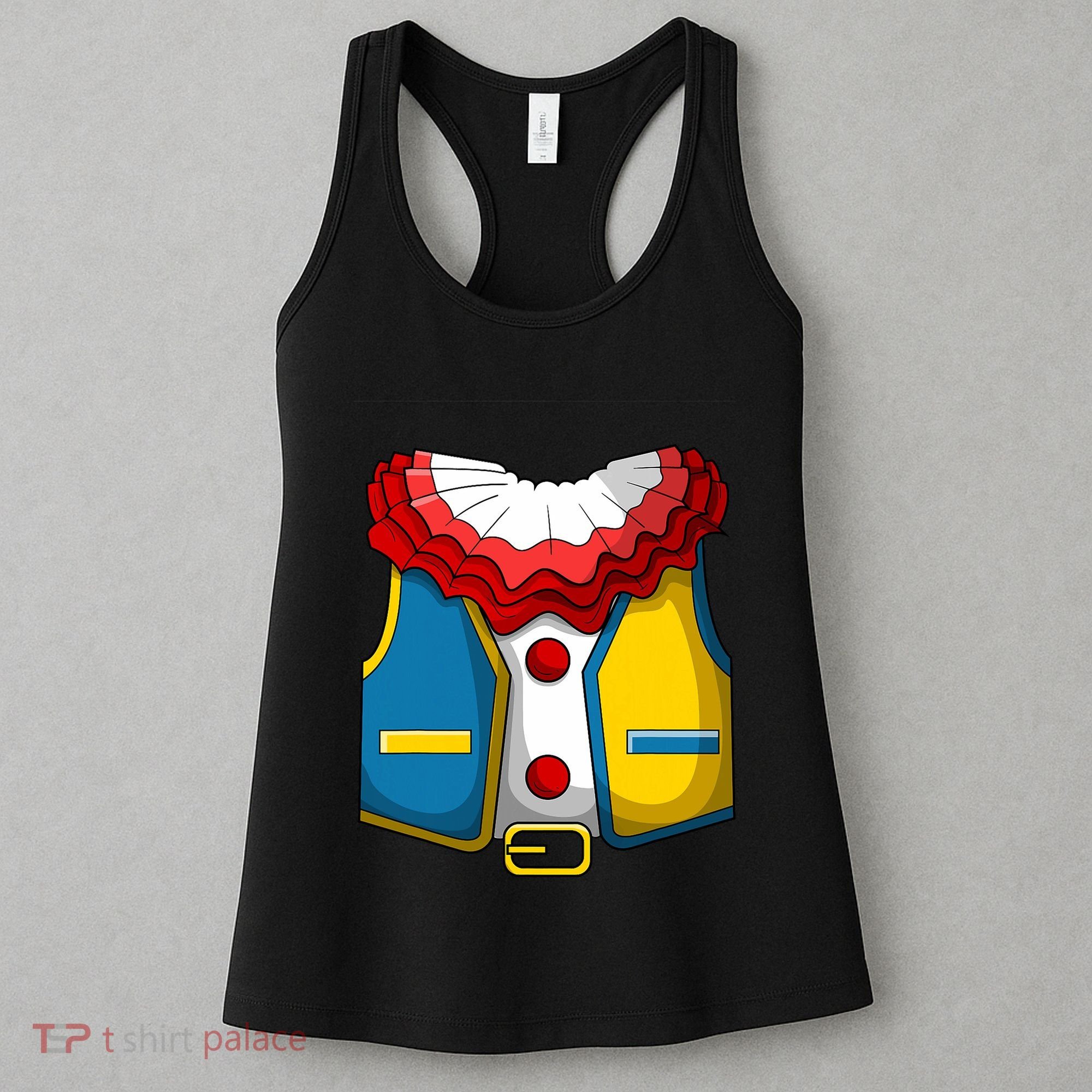 Clown Costume Funny Circus Play Halloween Women's Tank Top