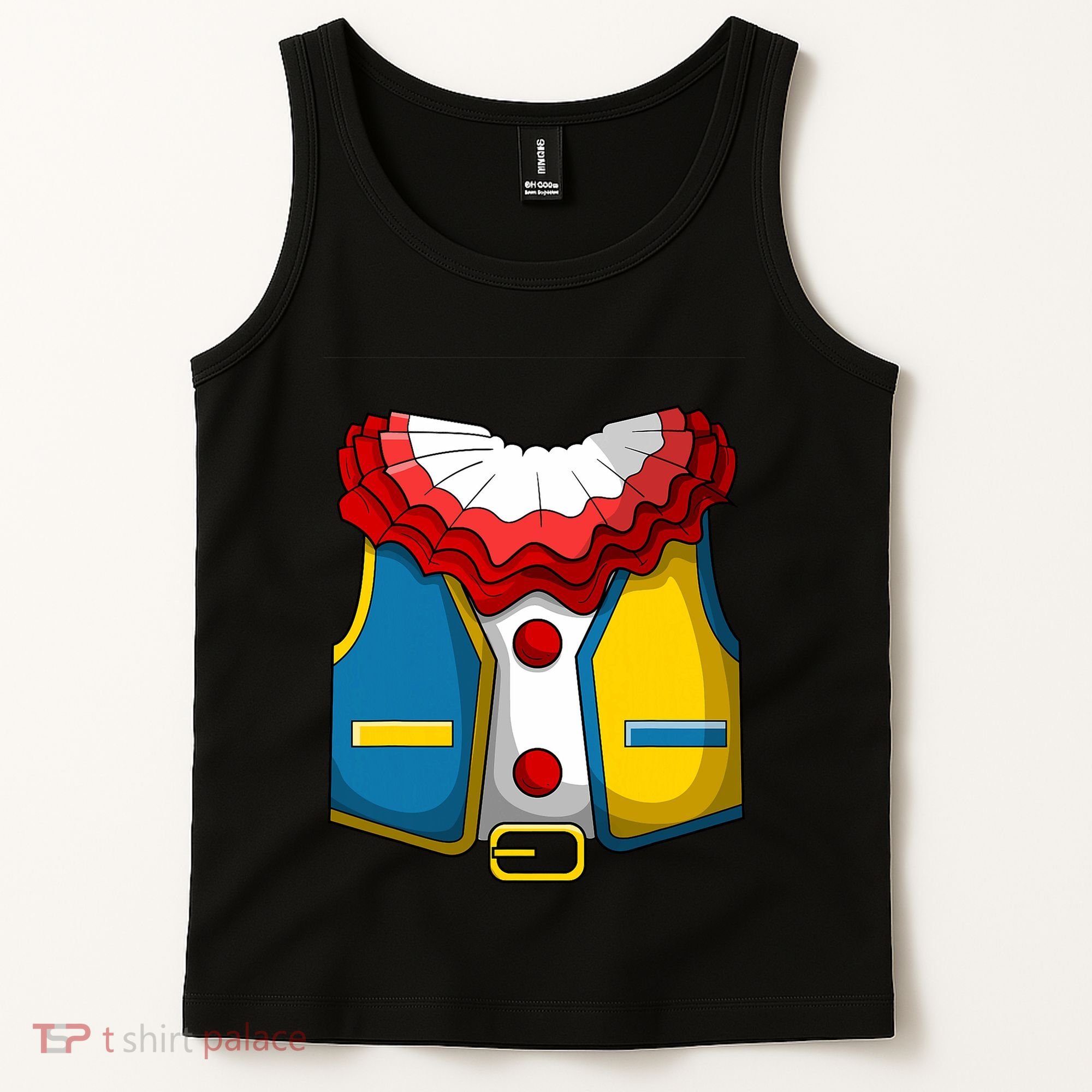 Clown Costume Funny Circus Play Halloween Tank Top