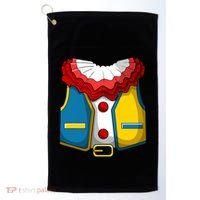 Clown Costume Funny Circus Play Halloween Golf Towel thumb 0