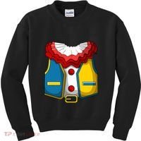 Clown Costume Funny Circus Play Halloween Kids Sweatshirt thumb 0