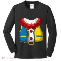 Clown Costume Funny Circus Play Halloween Kids Long Sleeve Shirt thumb 0