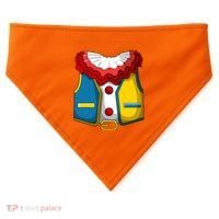 Clown Costume Funny Circus Play Halloween USA-Made Doggie Bandana thumb 0