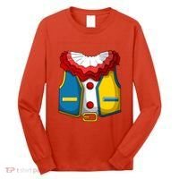 Clown Costume Funny Circus Play Halloween Long Sleeve Shirt thumb 0