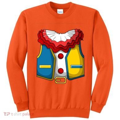 Clown Costume Funny Circus Play Halloween Sweatshirt