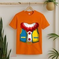 Clown Costume Funny Circus Play Halloween T-Shirt thumb 2