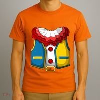 Clown Costume Funny Circus Play Halloween T-Shirt thumb 3