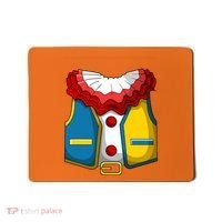 Clown Costume Funny Circus Play Halloween Mousepad thumb 0