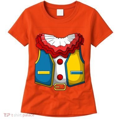 Clown Costume Funny Circus Play Halloween Women's T-Shirt
