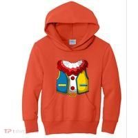 Clown Costume Funny Circus Play Halloween Kids Hoodie thumb 0