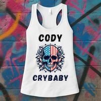Cody Crybaby Funny Cody Crybaby Pro Wrestling Fans Rhodes Women's Tank Top thumb 3