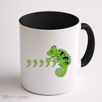 COMMA CHAMELEON FUNNY SONG PARODY MEME Coffee Mug thumb 1