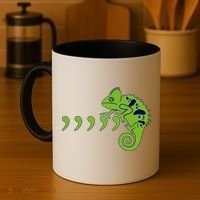 COMMA CHAMELEON FUNNY SONG PARODY MEME Coffee Mug thumb 4