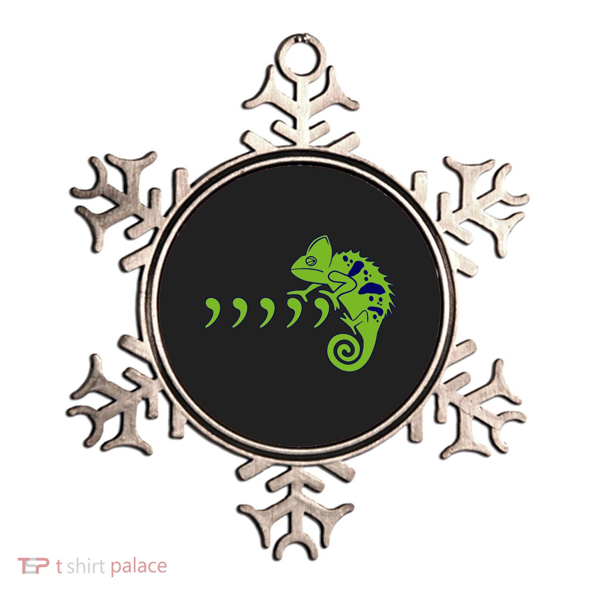 COMMA CHAMELEON FUNNY SONG PARODY MEME Ornament