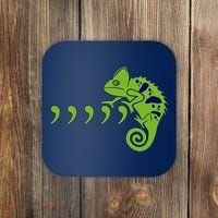 COMMA CHAMELEON FUNNY SONG PARODY MEME Coaster thumb 0