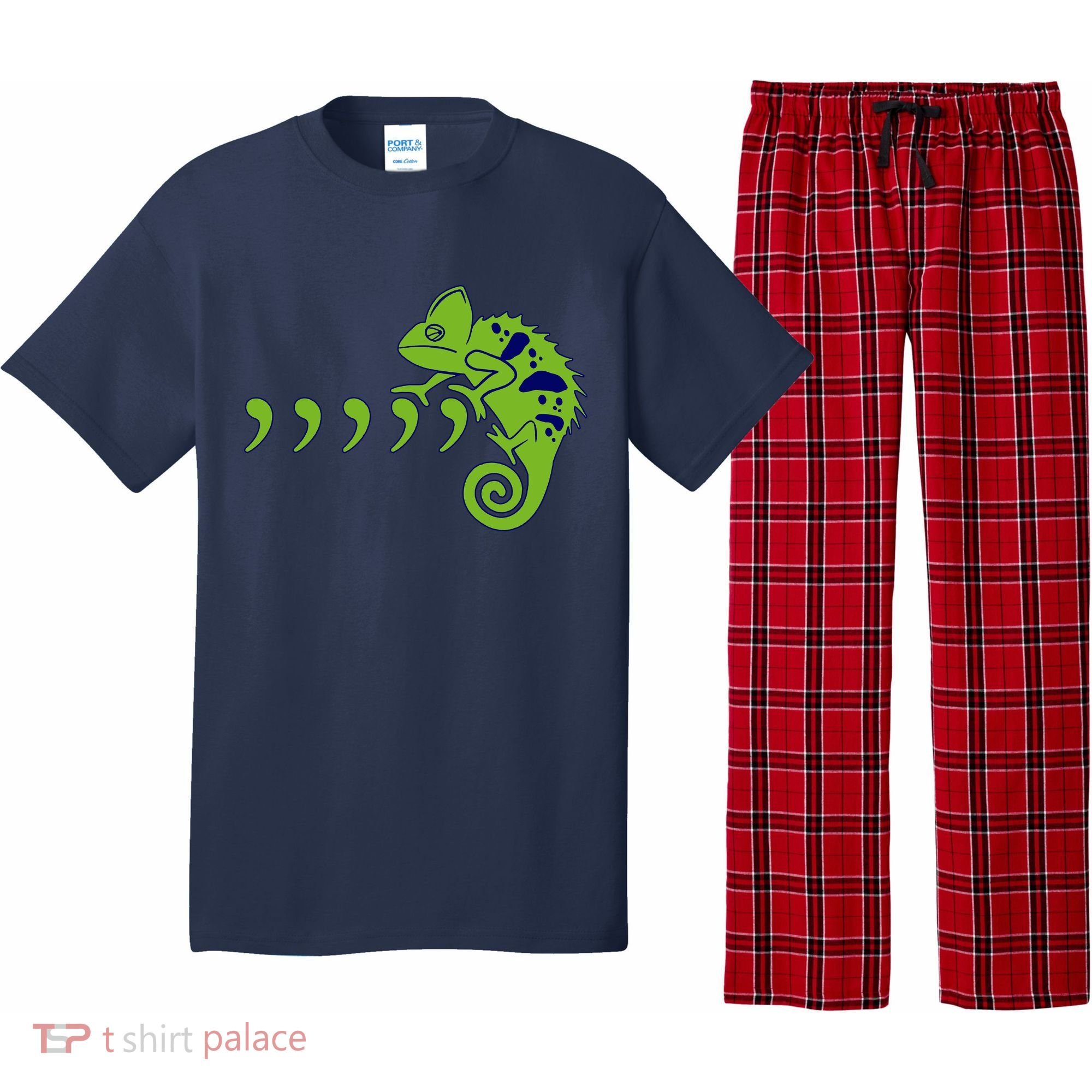 COMMA CHAMELEON FUNNY SONG PARODY MEME Pajama Set