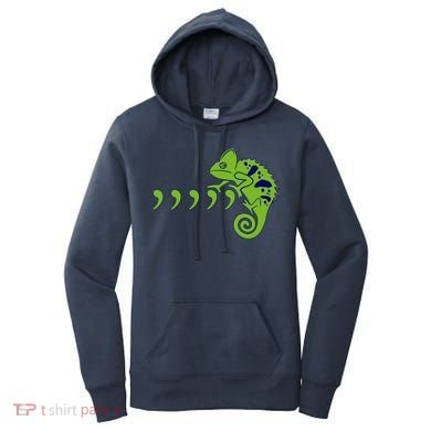 COMMA CHAMELEON FUNNY SONG PARODY MEME Women's Hoodie