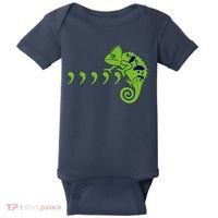 COMMA CHAMELEON FUNNY SONG PARODY MEME Baby Bodysuit thumb 0
