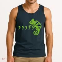 COMMA CHAMELEON FUNNY SONG PARODY MEME Tank Top thumb 3